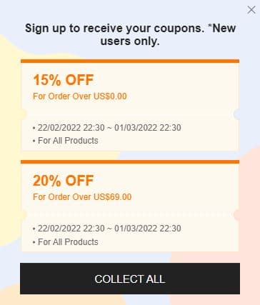 shein new user coupons