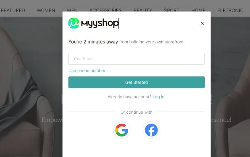 myyshop signup myyshop signup